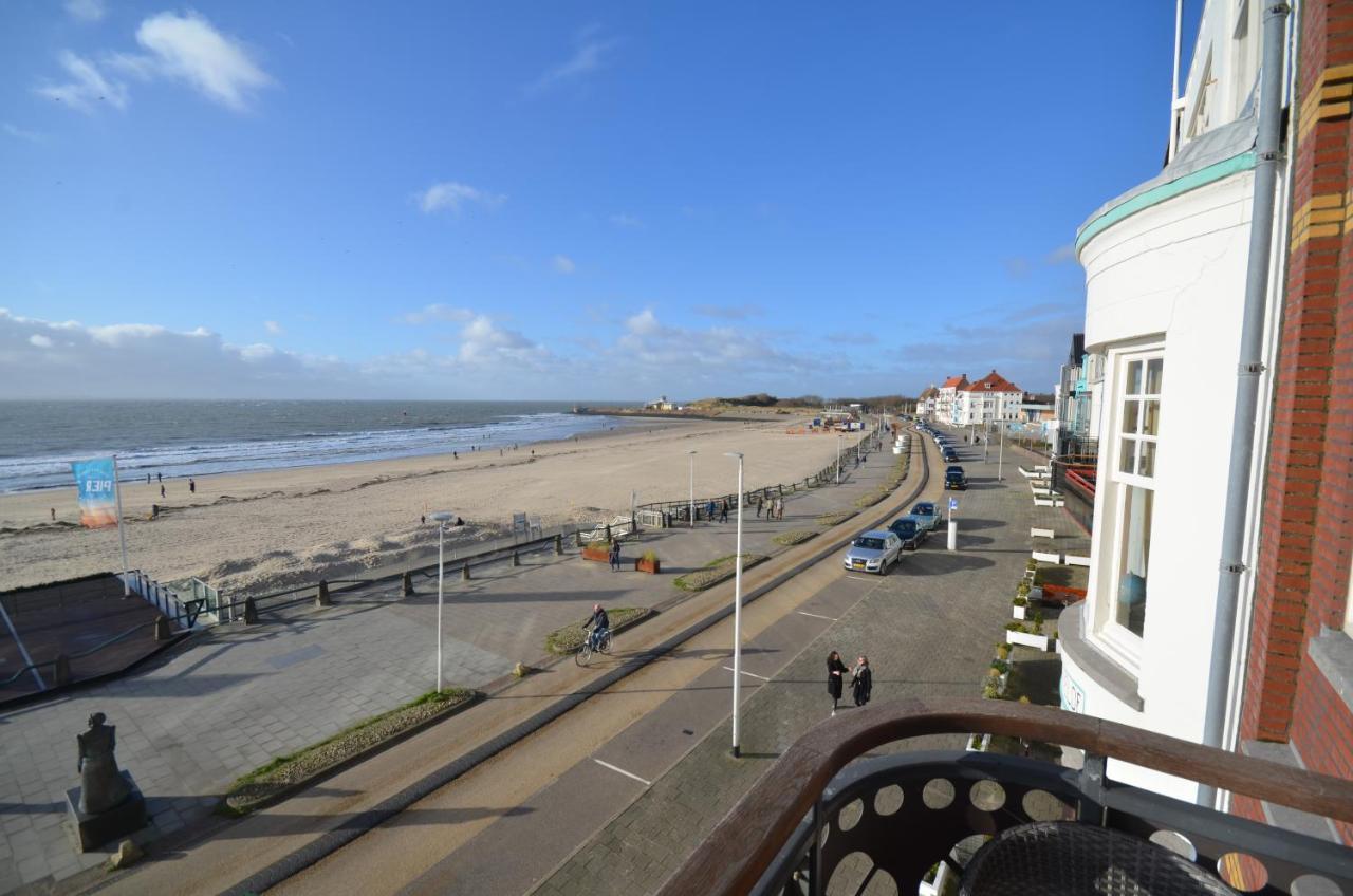 Fraai Appartement Direct Aan Zee Op Toplocatie. Вліссінген Екстер'єр фото
